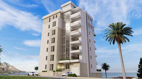 Apartments in new complex with pool and spa in Becici
